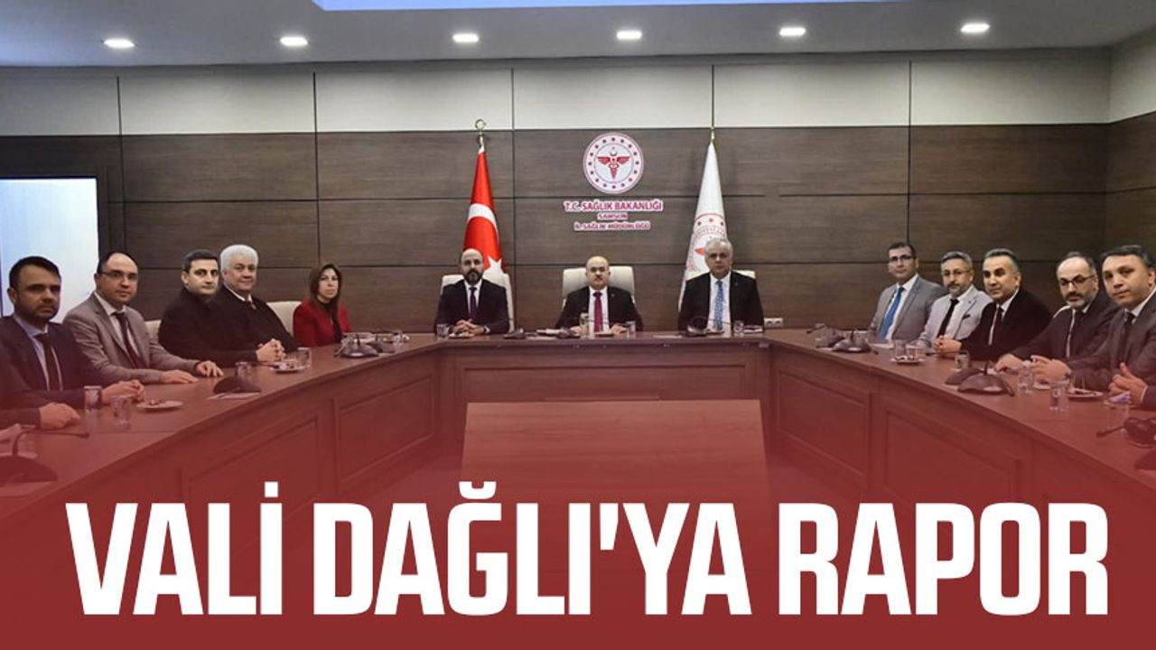 Samsun Valisi Zülkif Dağlı'ya rapor sunuldu
