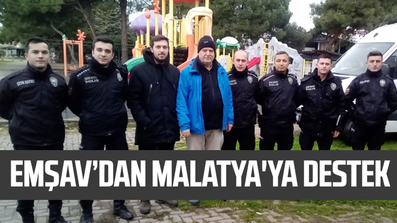 Samsun'da EMŞAV’dan Malatya'ya destek