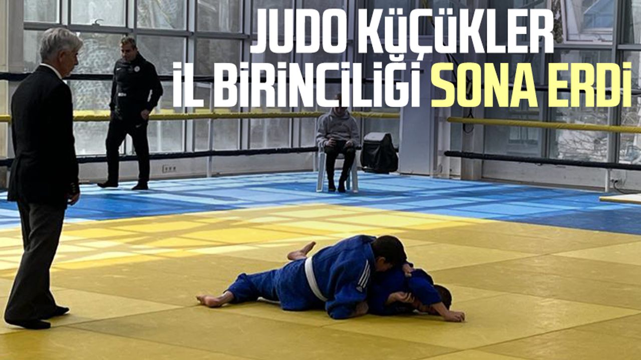 Samsun'da Judo Küçükler İl Birinciliği sona erdi