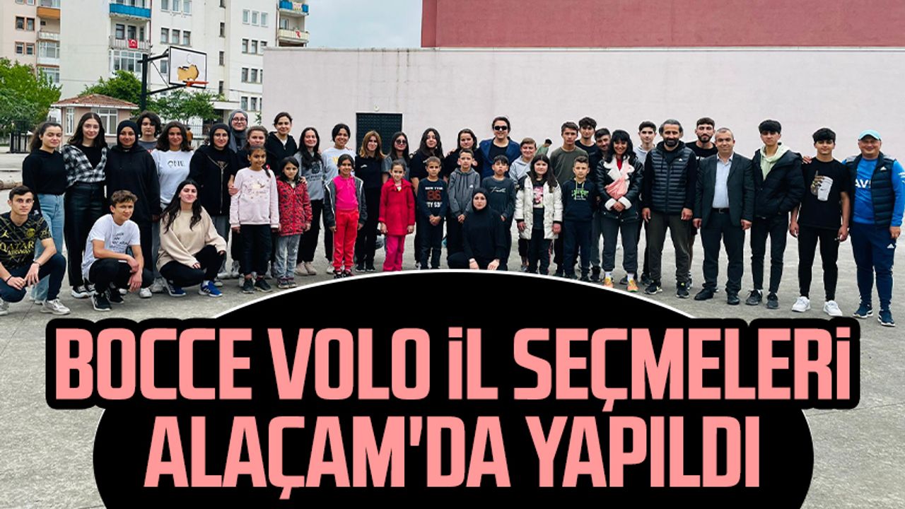 Bocce Volo İl Seçmeleri Alaçam'da yapıldı