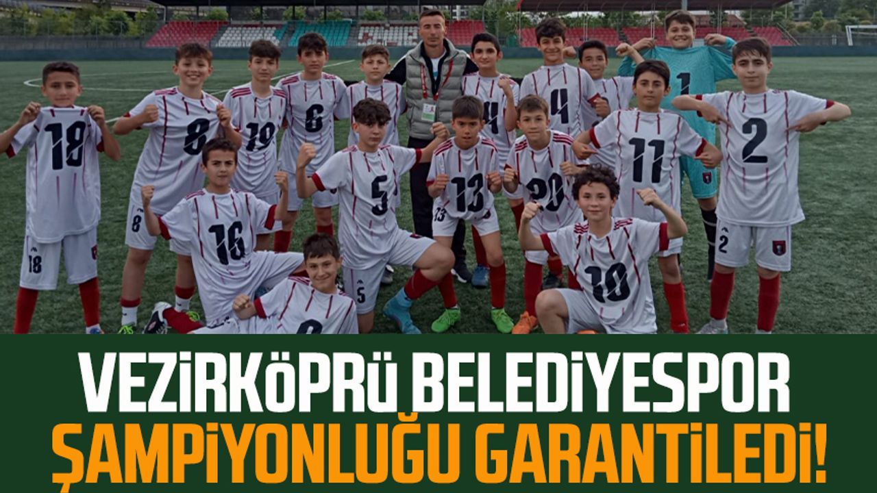 Vezirköprü Belediyespor şampiyonluğu garantiledi!