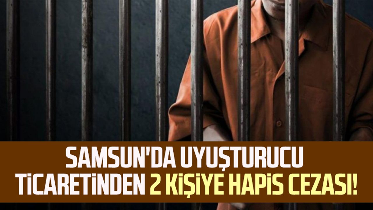 Samsun'da uyuşturucu ticaretinden 2 kişiye hapis cezası!