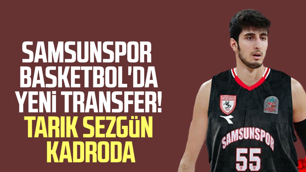 Samsunspor Basketbol'da yeni transfer! Tarık Sezgün kadroda