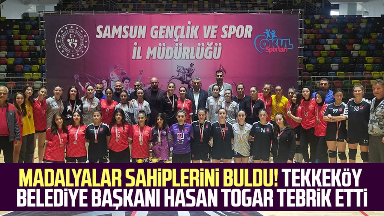 Madalyalar sahiplerini buldu! Tekkeköy Belediye Başkanı Hasan Togar tebrik etti 