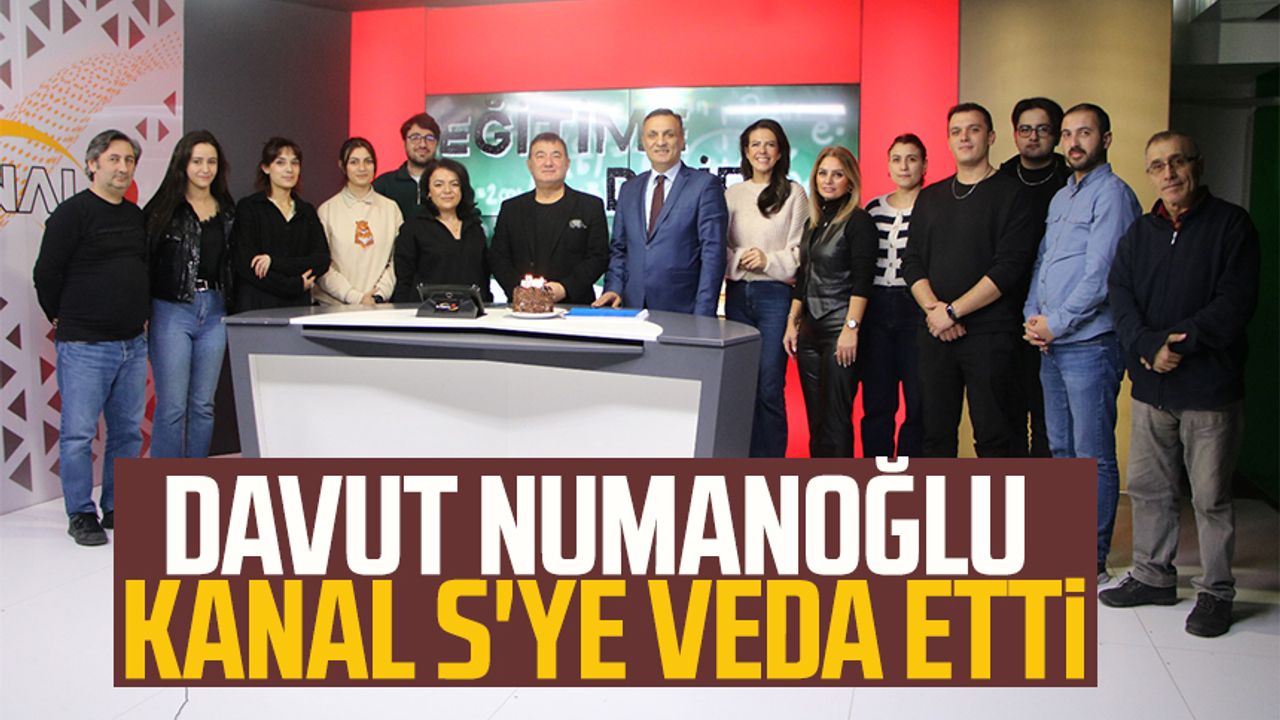 Davut Numanoğlu Kanal S'ye veda etti