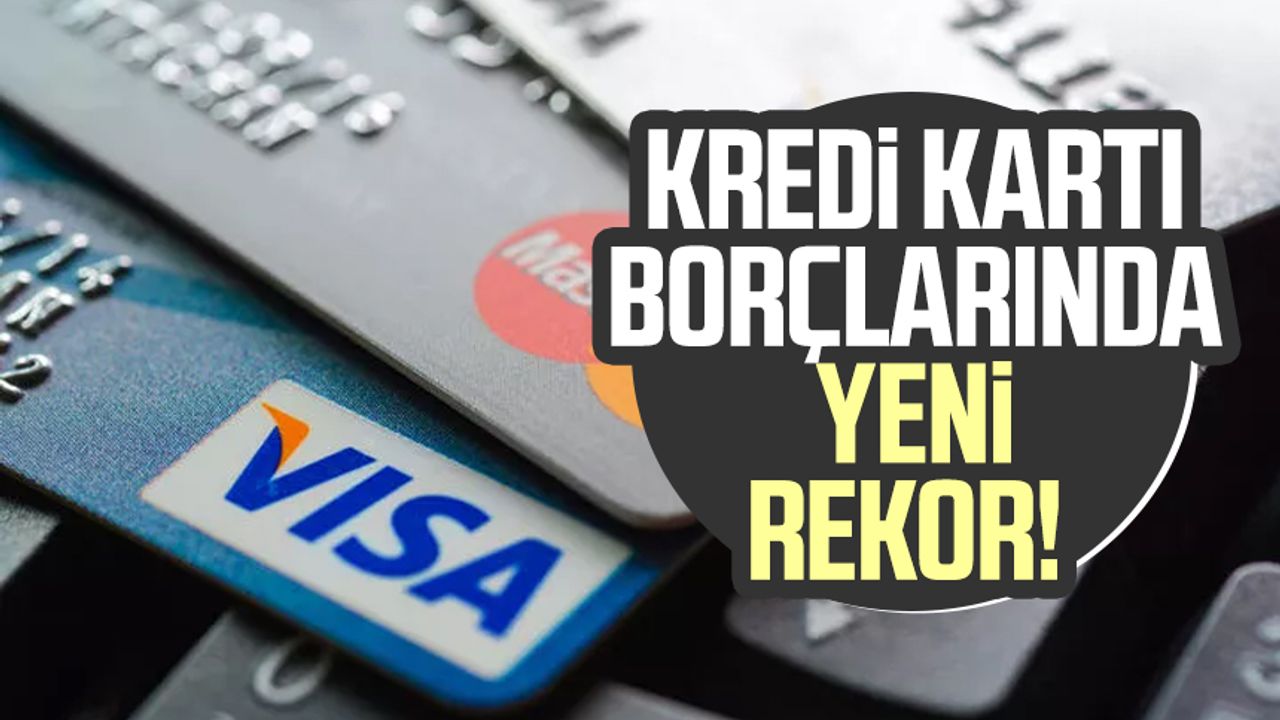 Kredi kartı borçlarında yeni rekor!