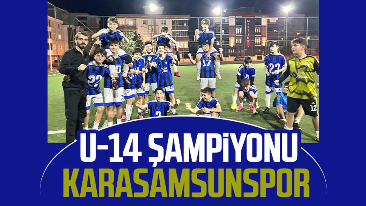 U-14 Şampiyonu Karasamsunspor