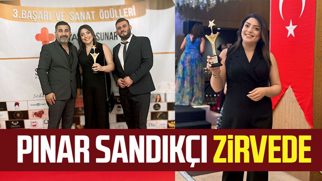 Pınar Sandıkçı Samsun’daki prestijli değerlendirme gecesinde