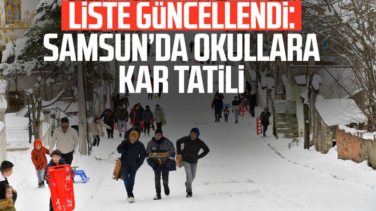 20 Şubat okullar tatil mi 2025 Samsun