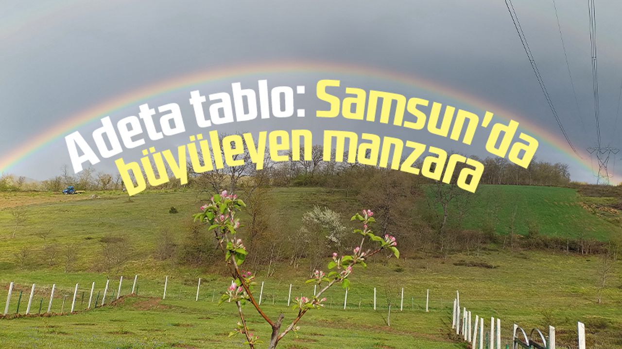 Adeta tablo: Samsun'da büyüleyen manzara