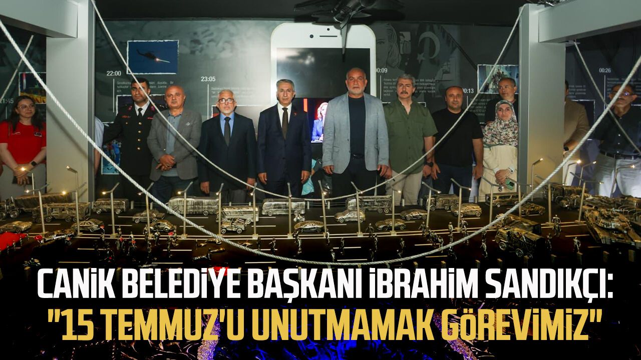 İbrahim Sandıkçı: "15 Temmuz'u unutmamak görevimiz"