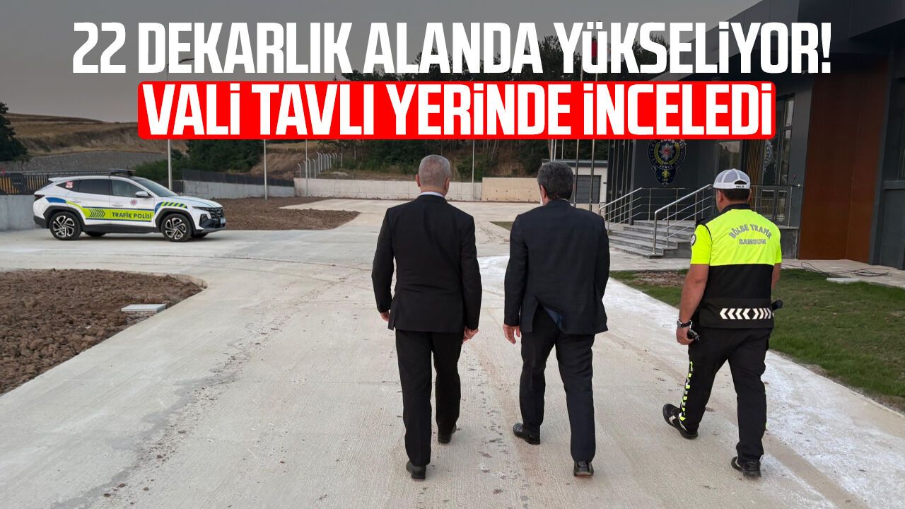 Havza'da yeni trafik üssü hizmete hazırlanıyor! Vali Orhan Tavlı'dan sıkı takip