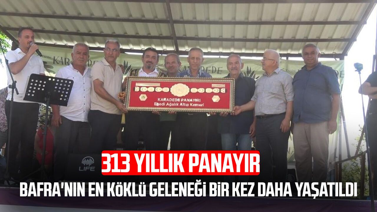 Bafra'nın En Köklü Geleneği Bir Kez Daha Yaşatıldı