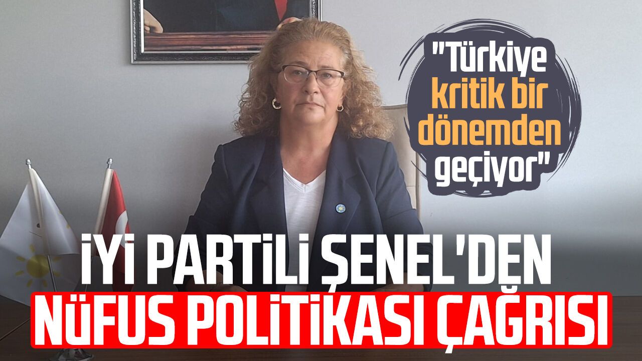 Samsun'da İYİ Partili Elif Petek Şenel'den nüfus politikası çağrısı