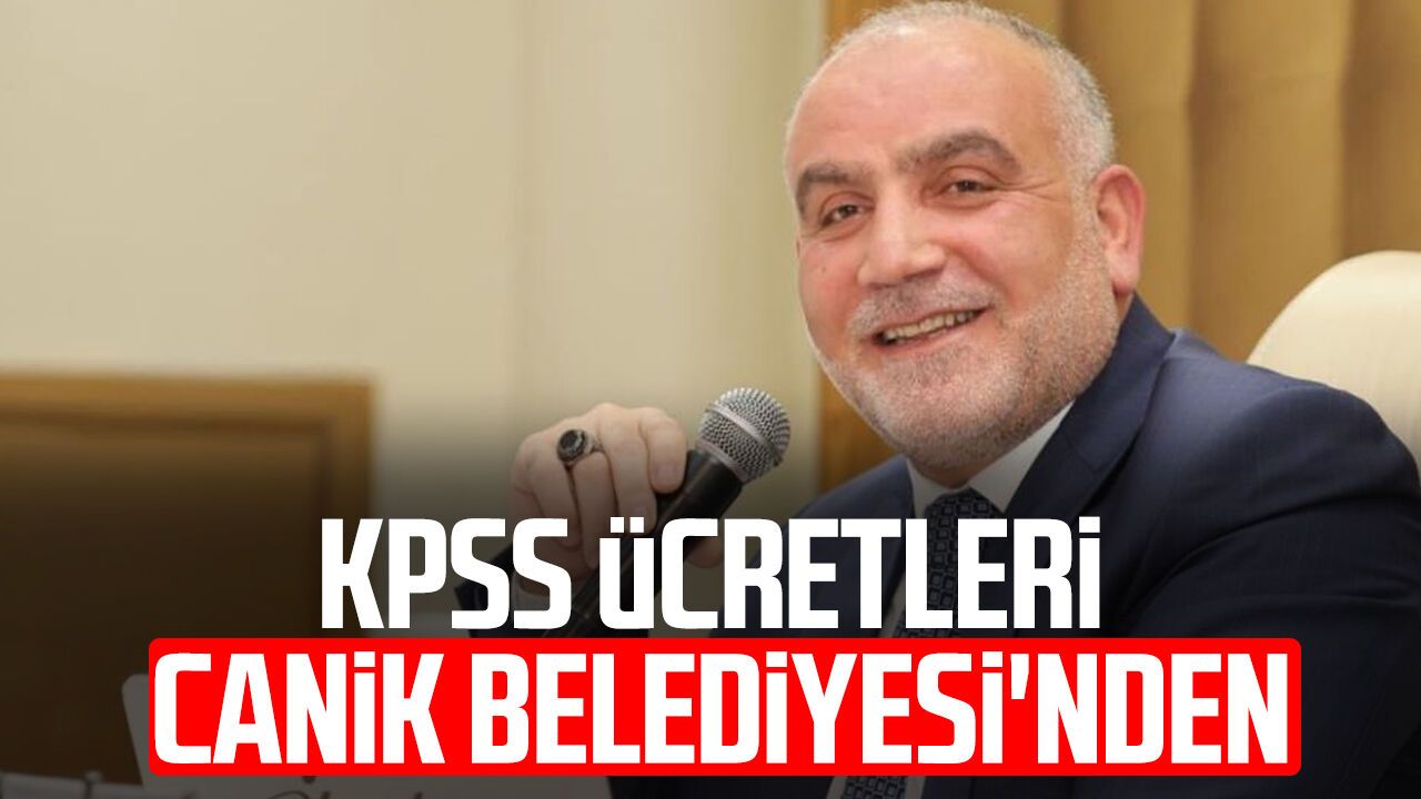 Canik Belediyesi'nden KPSS adaylarına destek!