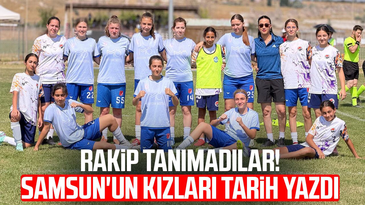 Rakip tanımadılar! Samsun'un kızları tarih yazdı