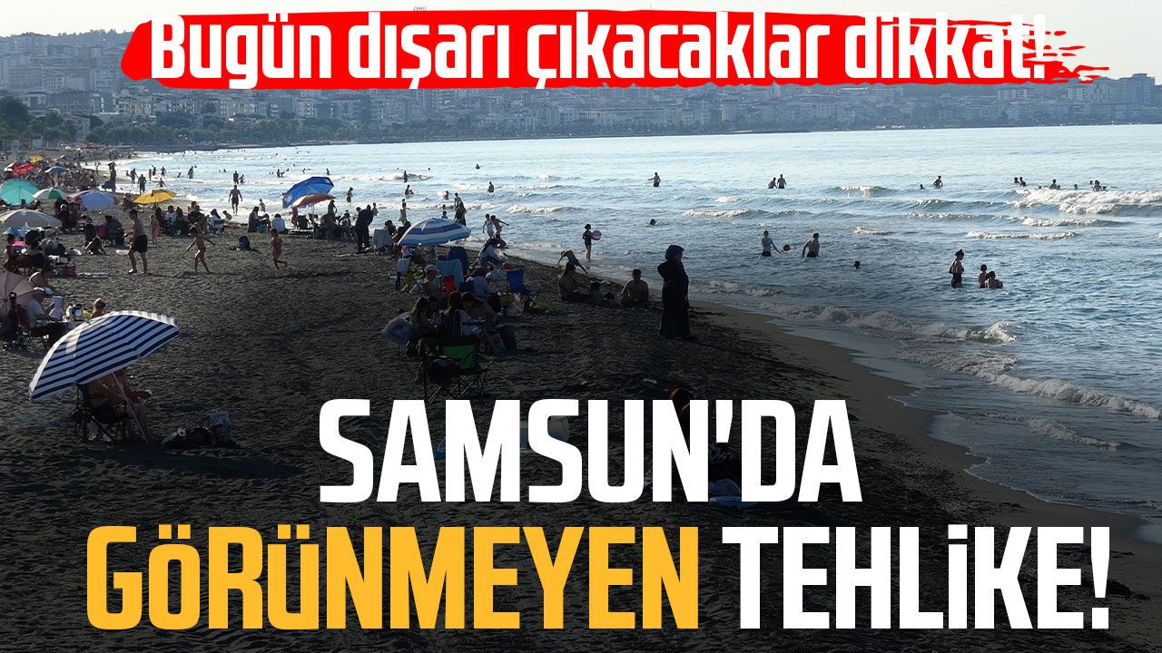 Samsun'da hava kalitesi riskli gruplar için uyarı seviyesinde