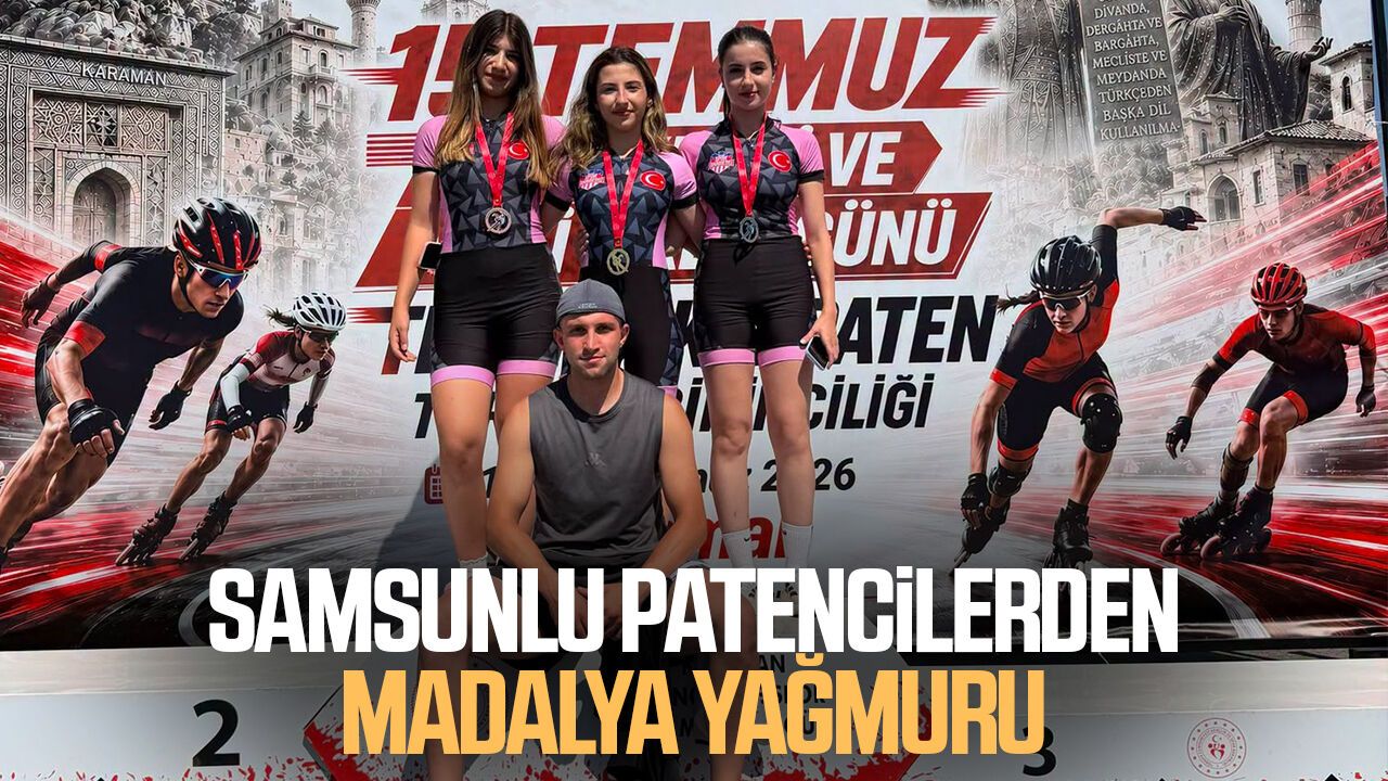Samsunlu Patencilerden Karaman'da madalya yağmuru
