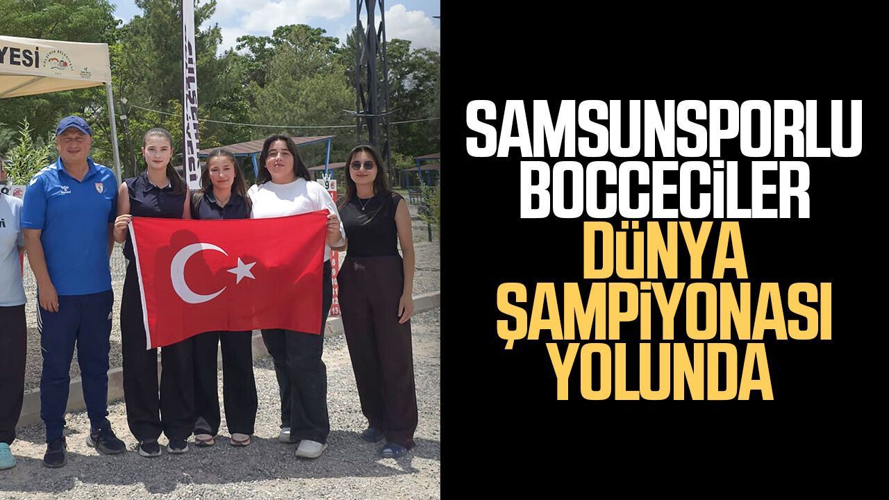 Samsunsporlu bocceciler Dünya Şampiyonası yolcusu