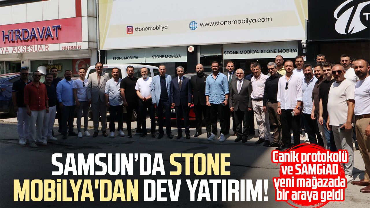 Stone Mobilya Samsun'da yeni ofis mobilyaları mağazasını açtı