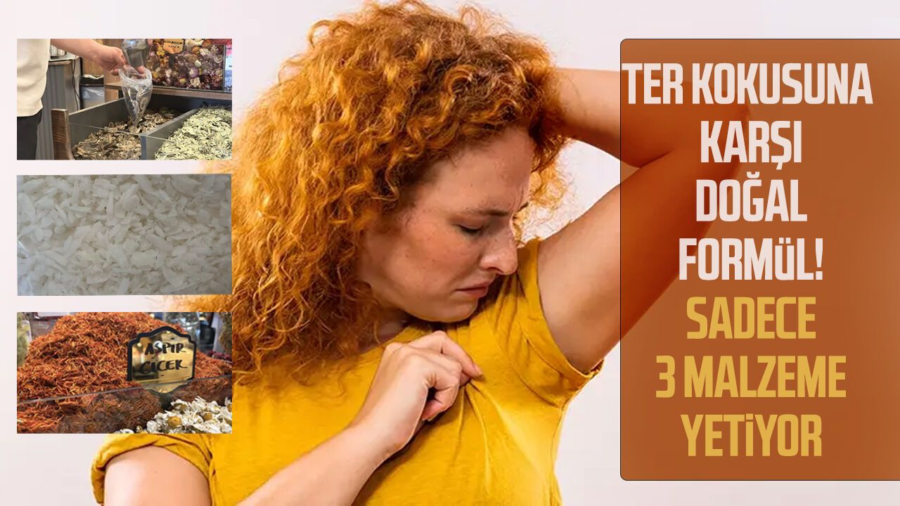 Ter kokusuna karşı doğal formül! Sadece 3 malzeme yetiyor