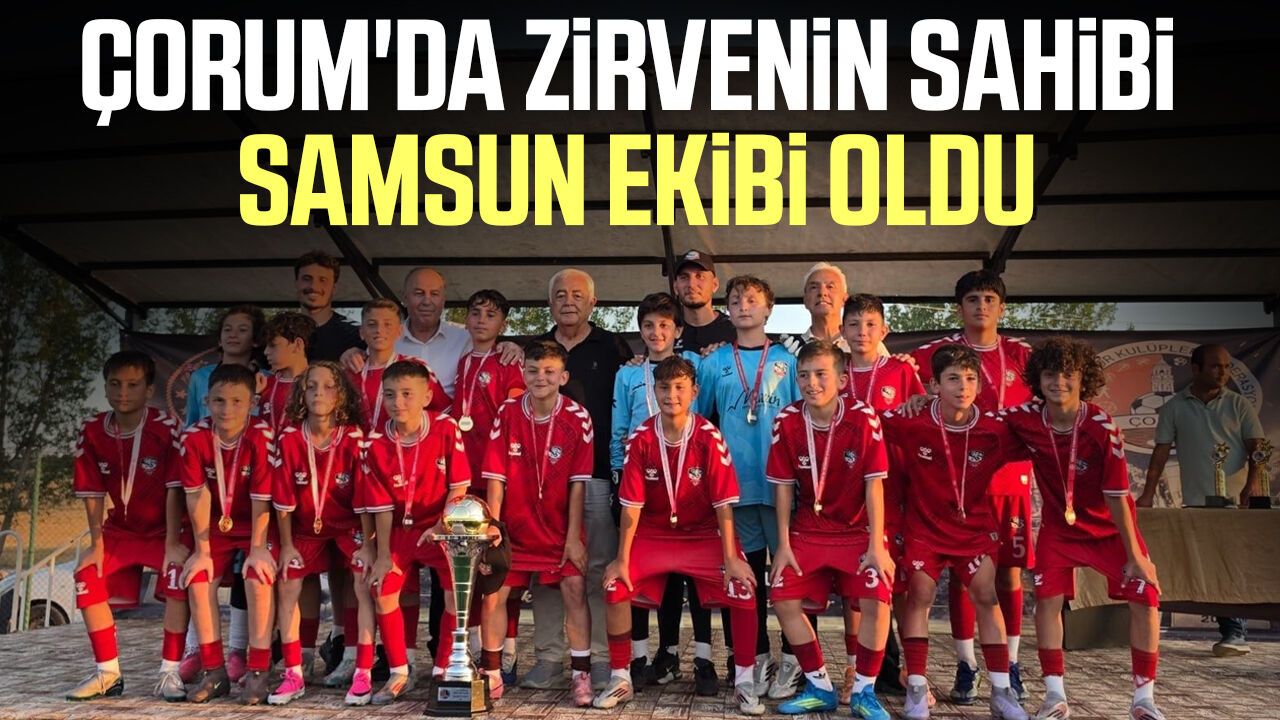 Samsun'un genç yıldızları kupaya uzandı
