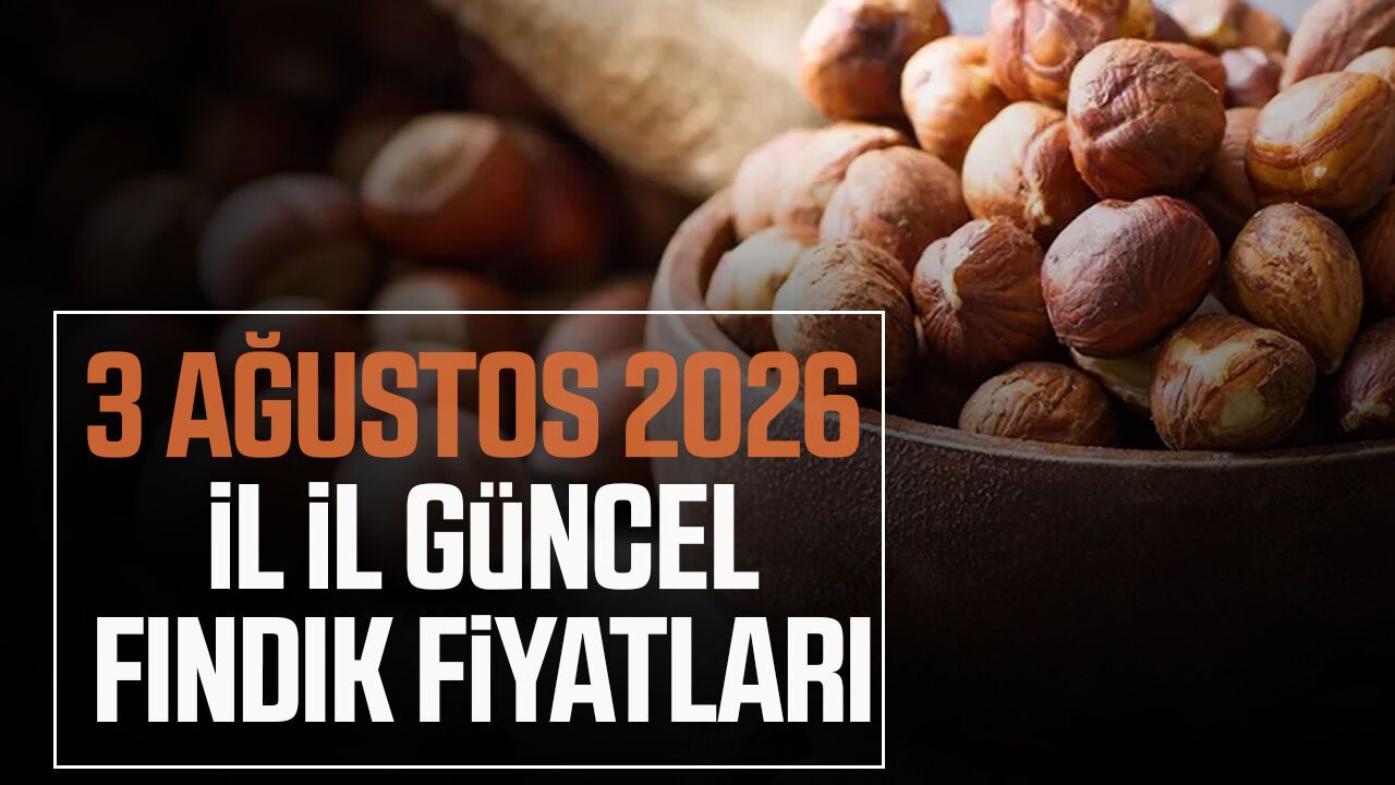 3 Ağustos 2026 il il güncel fındık fiyatları