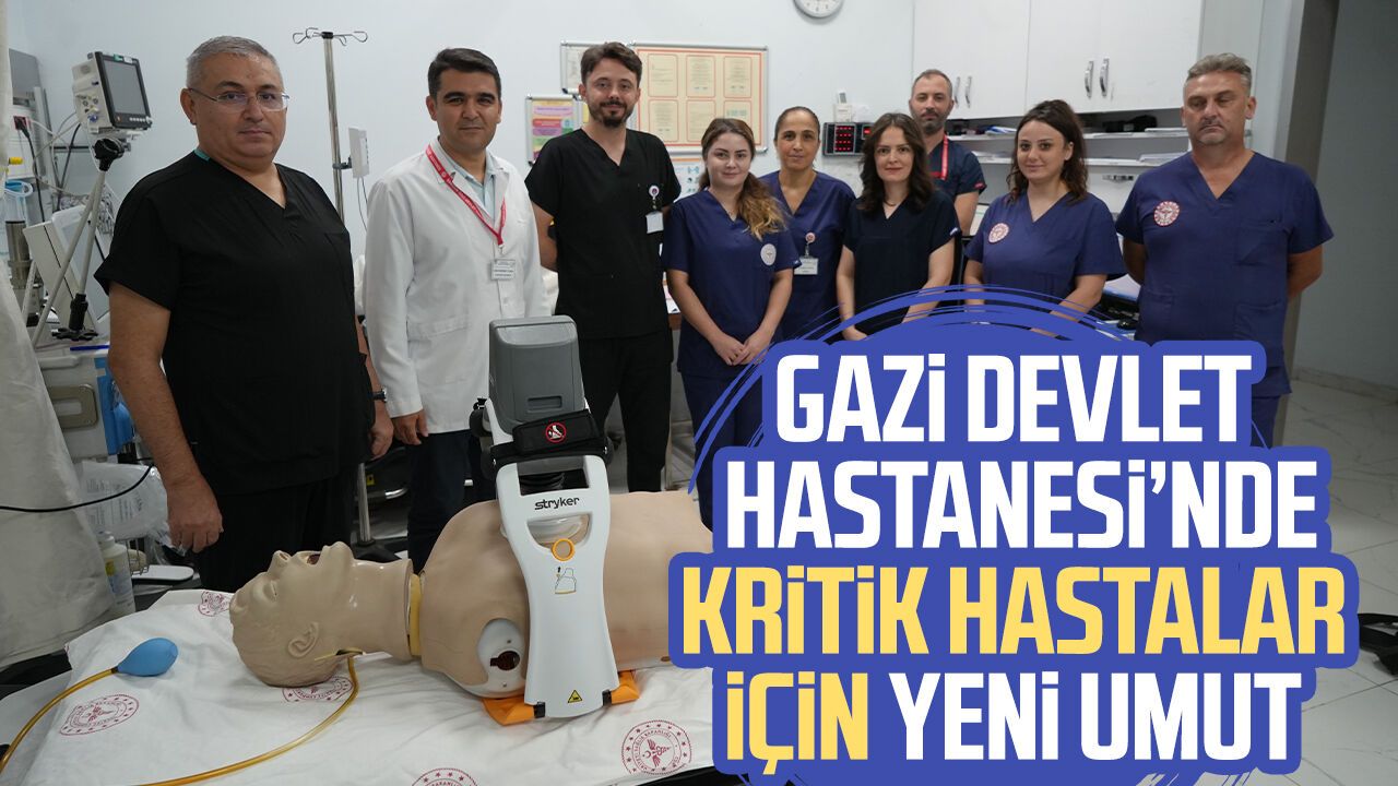 Samsun Gazi Devlet Hastanesi’nde kritik hastalar için yeni umut