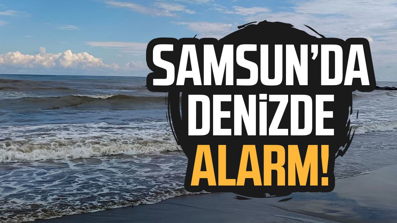 Samsun'da "denize girmeyin" uyarısı!