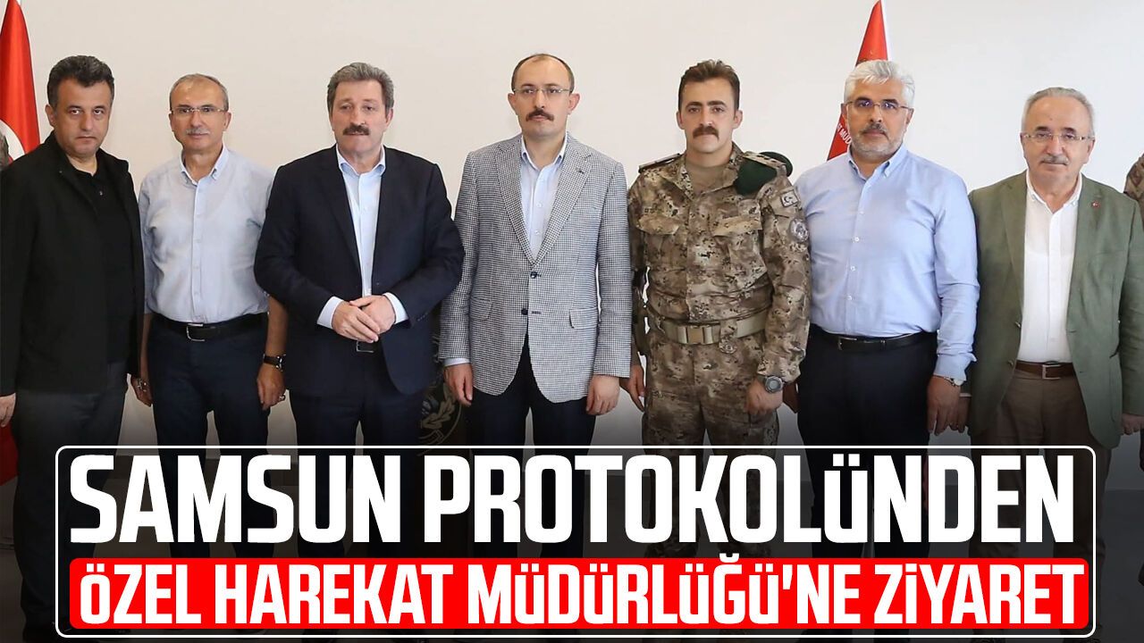 Samsun protokolünden Özel Harekat Müdürlüğü'ne ziyaret