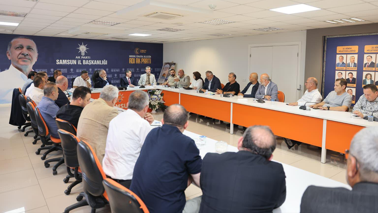 AK Parti Samsun’da Erdoğan ziyareti öncesi hazırlık toplantısı