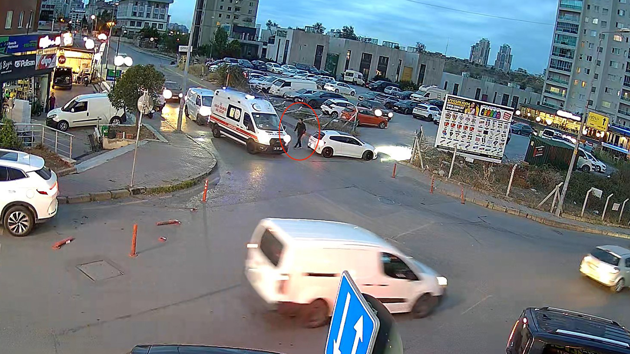 Ambulansa yol vermedi bedeli ağır oldu!