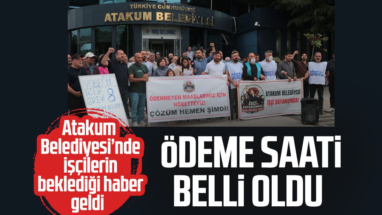 Atakum Belediyesi’nde işçilerin ücretlerinin ödeneceği saat belli oldu