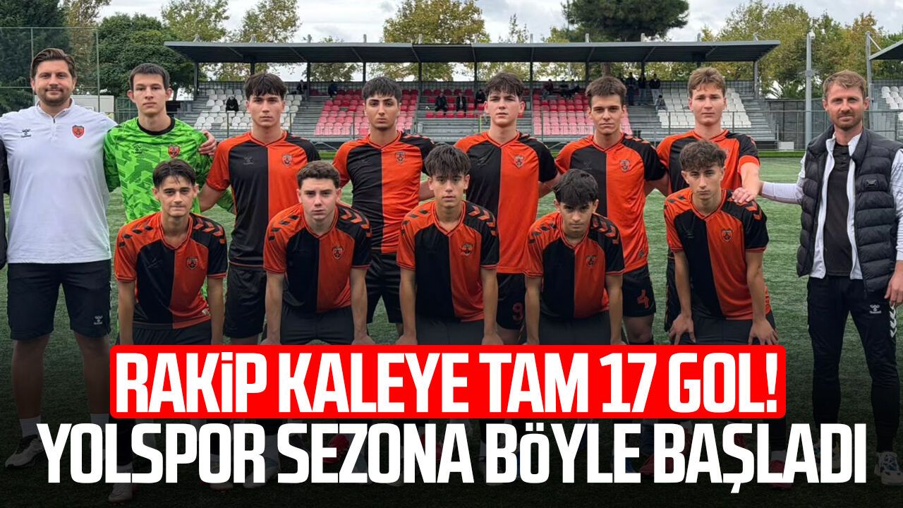 Yolspor U-17 lige farklı başladı: 17-0