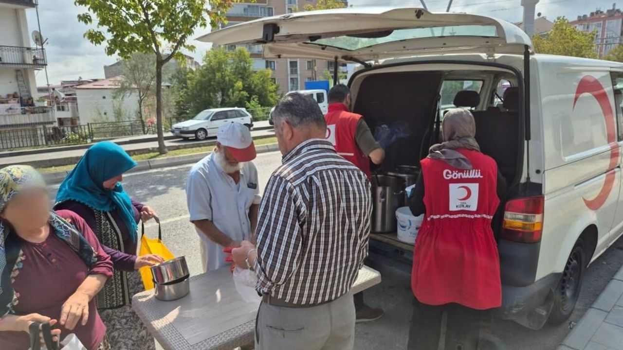 Samsun Kızılay’dan sofralara sıcak destek