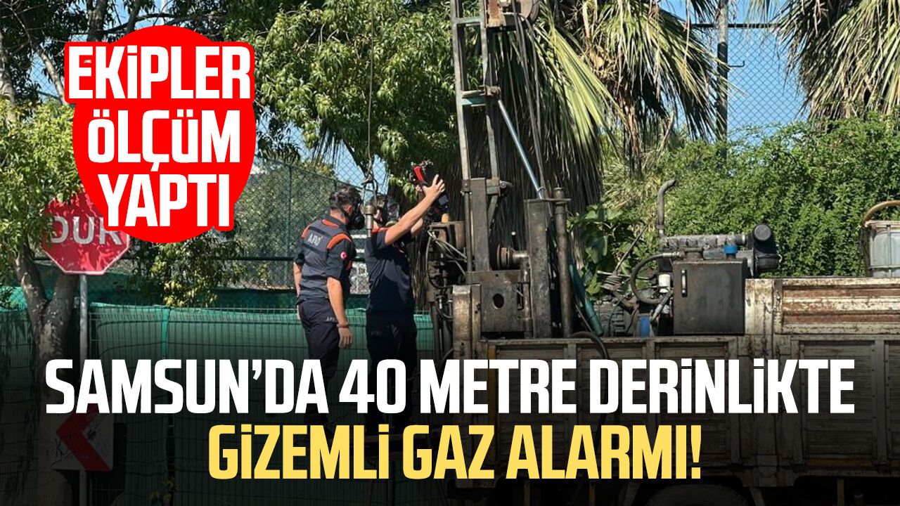 Ankara AFAD KBRN ekibi gaz çıkan alanda ölçüm yaptı