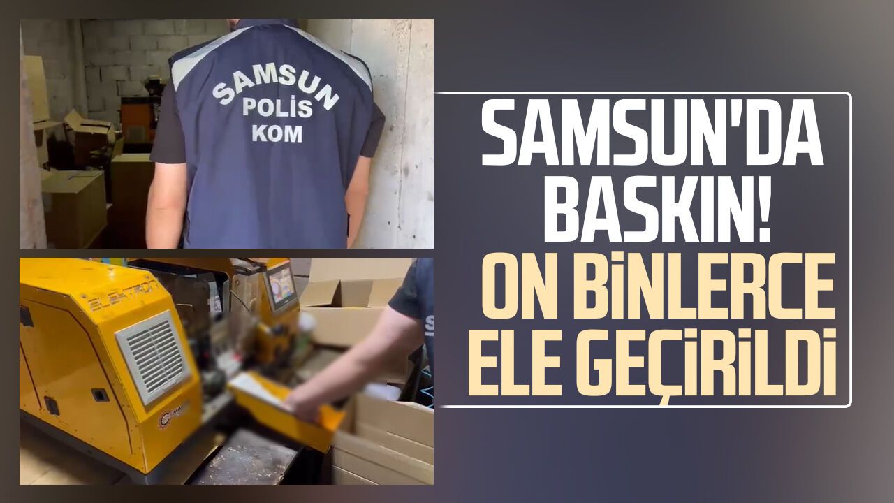 Terme’de kaçak tütün operasyonu
