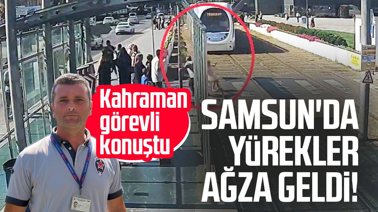 Samsun'da yürekler ağza geldi! Kahraman görevli konuştu