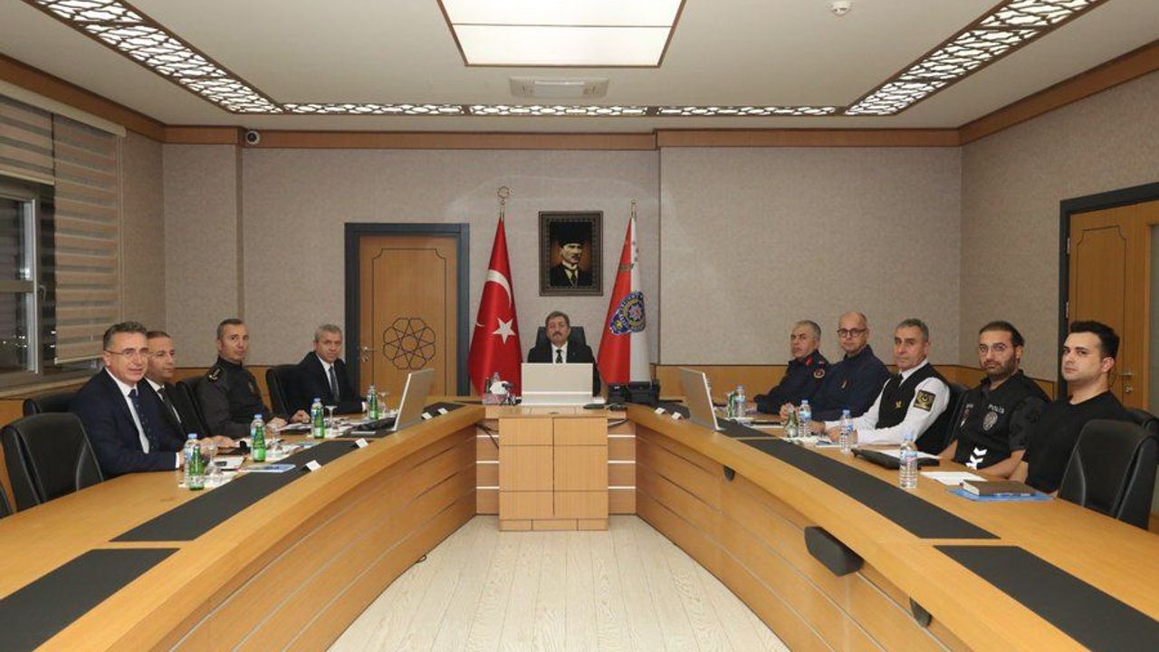 Samsunspor-Amedspor maçı öncesi güvenlik toplantısı yapıldı
