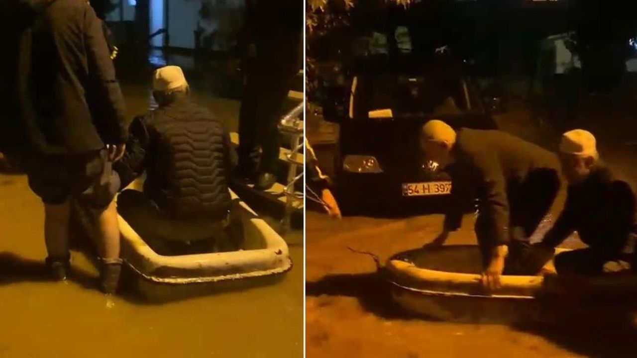 Namaza yürüyerek gittiler, evlerine kayıkla döndüler