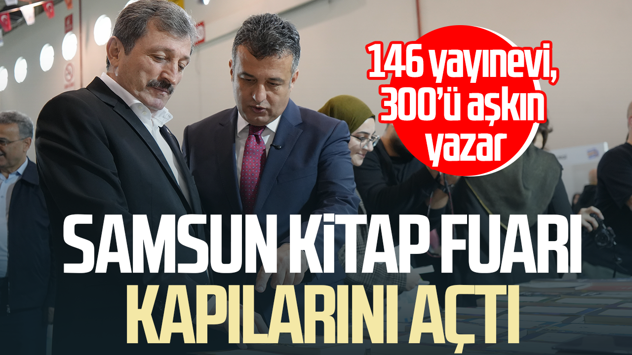Samsun'daki Kitap Fuarı başladı