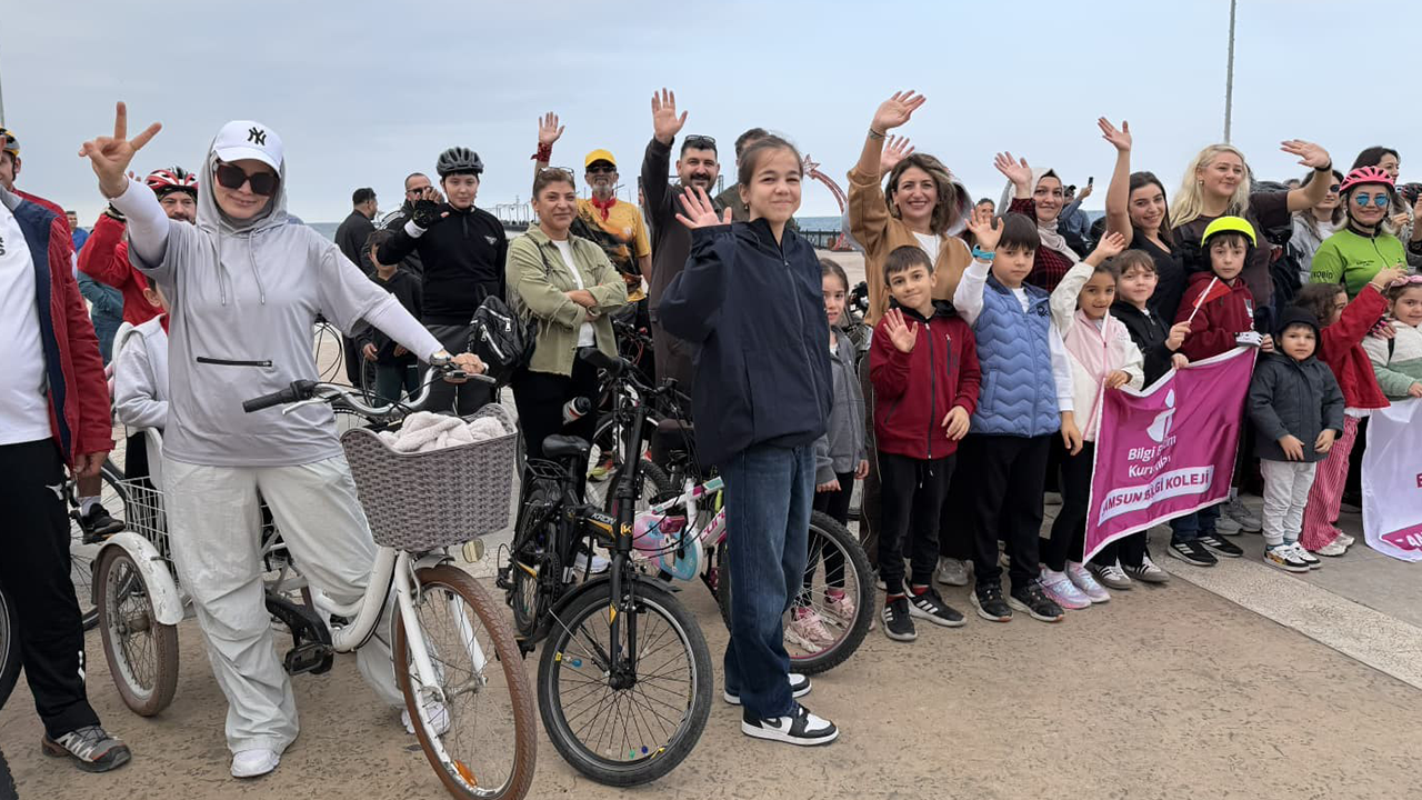 Samsun’da Cumhuriyet Bayramı coşkusu pedallara yansıdı