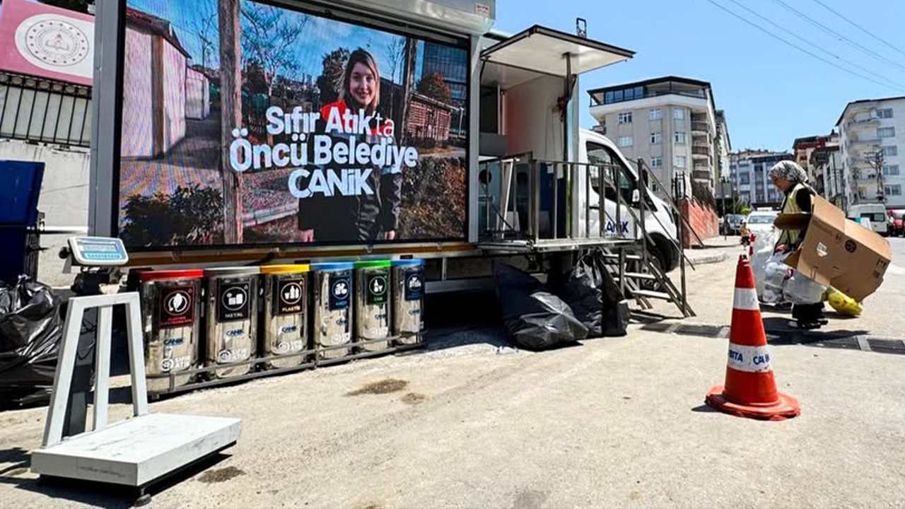 Samsun'da o belediye sıfır atıkta fark yaratıyor