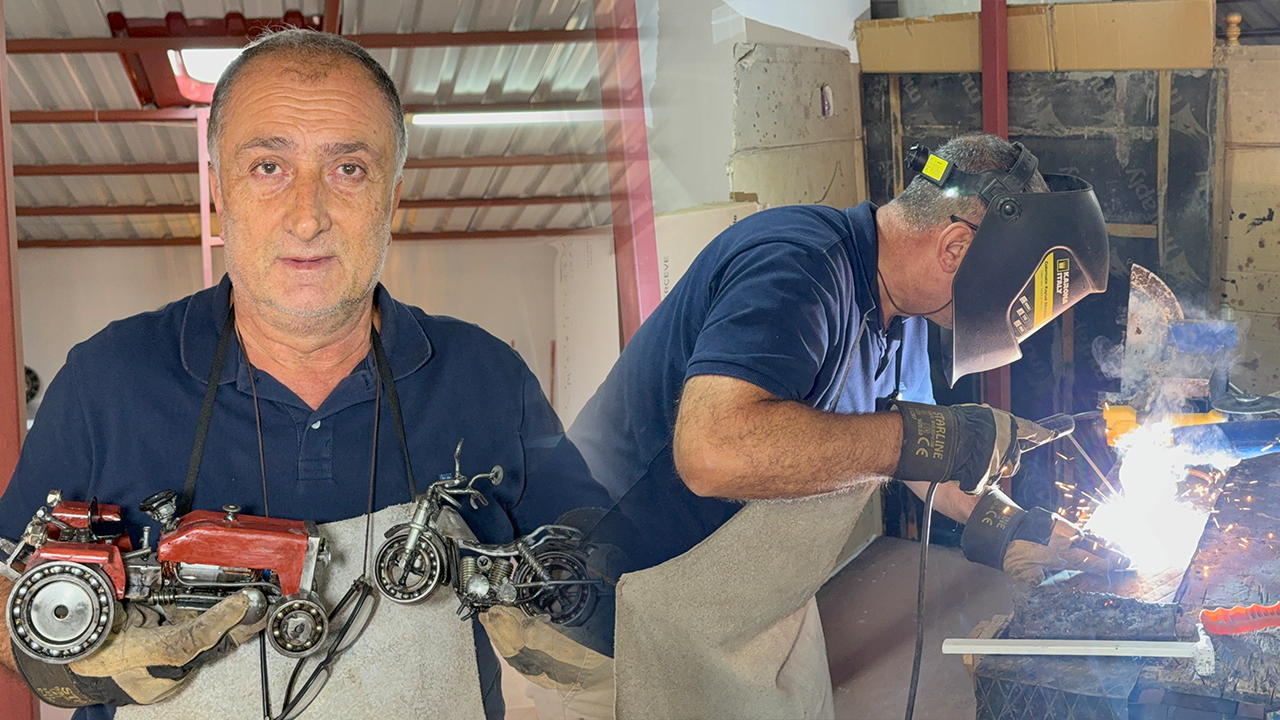 Samsun’da sağlık memuru hurdaya hayat veriyor