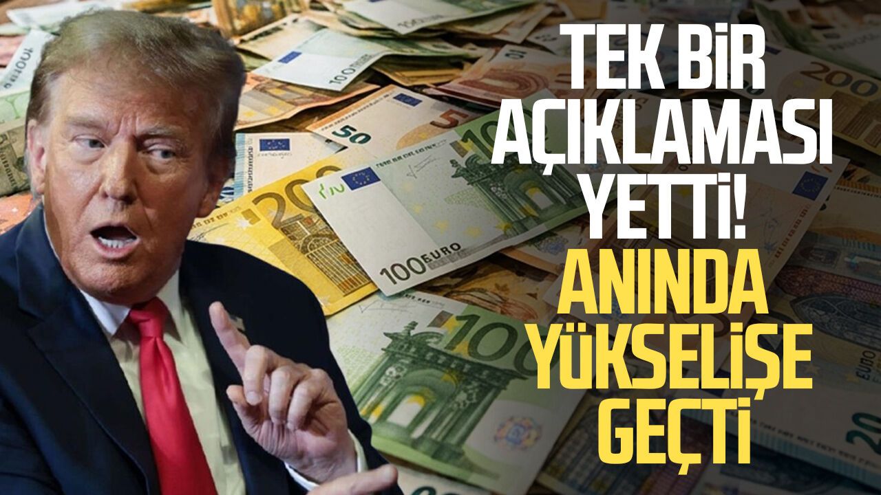 Tek bir açıklaması yetti! Anında yükselişe geçti