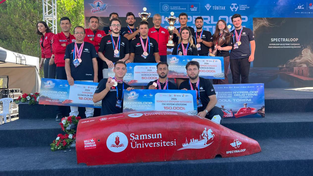 TEKNOFEST 2026’ya Samsun damgası! Üniversite 12 ödülle döndü