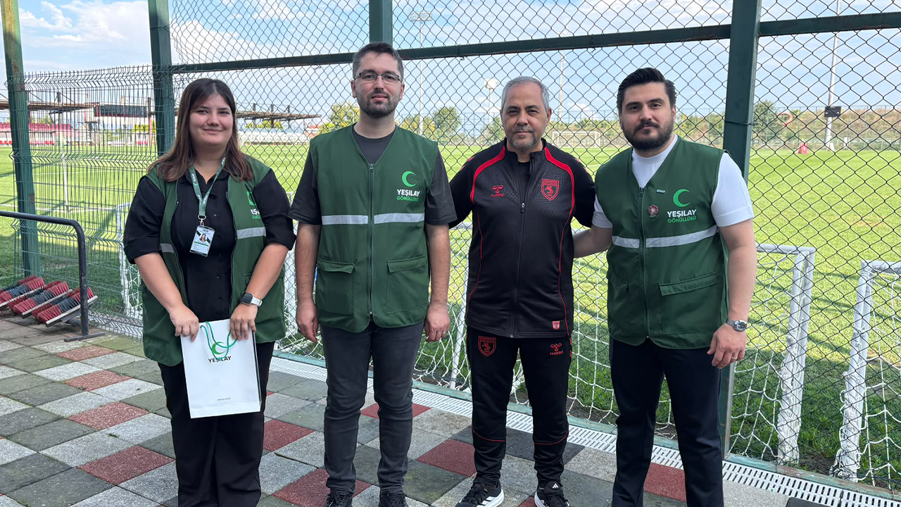 Yeşilay’dan Samsun’daki futbol akademilerine ziyaret