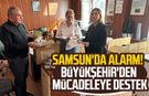 Samsun'da alarm! Büyükşehir'den mücadeleye destek