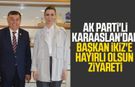 AK Parti'li Çiğdem Karaaslan'dan Havza Belediye Başkanı Murat İkiz'e hayırlı olsun ziyareti