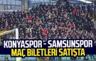 Konyaspor - Samsunspor maç biletleri satışta